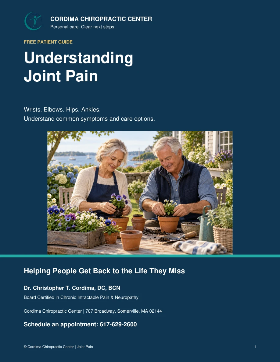 Understanding Joint Pain report cover