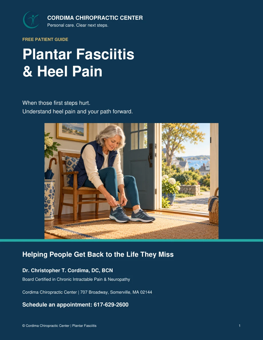 Plantar Fasciitis and Heel Pain patient guide by Dr. Christopher Cordima